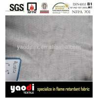 100% polyester IFR knitted backing cloth for FR textile leather